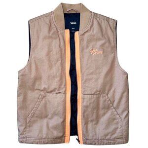 Vans khaki off the wall vest